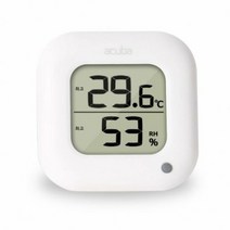 아쿠바 디지털 온습도계 CS-204 화이트 2매, 단품