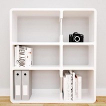 거실서재 벽책장 낮은책꽂이 더크린 DIY 멀티 S2 3 수납함 공간분리 아이방, 화이트