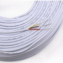 네트워킹 도구 툴 렌카드 네트워크 아답터 랜포트 2510M 28AWG UL2464 피복 와이어 케이블 채널 오디오 라인 2 3 4 5 6 7 8 9 10 코어 절연 구리 신호 제, 없음, White+10 Meters+10 Cores