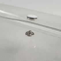 투명파우치 똑딱이 투명 PVC 파우치 대형