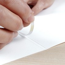 열접착 제본 스트립 책표지 4mm 100매 책제본표지 제본기소모품 어린이집 제본용품 간편한 제본용 책만들기