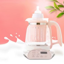 모닝컴 3IN1 멀티 원터치 온도조절 분유포트 무선 전기포트 육아필수템 국민육아템
