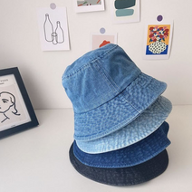 여성 가을 버킷햇 여자 여행 모자 숏챙 대두 벙거지 빅사이즈