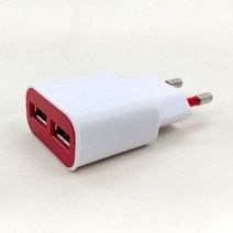 옐로우케이블_국산 USB 듀얼 2구 3.1A 5V 초고속충전기 2구충 충어댑터_옐로우케이블