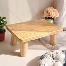 호족반 손님다과상 술상 혼술 개다리소반 자개 차상 소반상 과일상 미니, 원목 라지 50x35x21