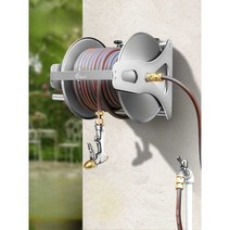 호스정리기 벽걸이 권치기 세차 노즐 릴선 정리기, 트럭 세트 + 15m