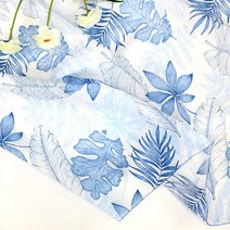 [천매니아] 대폭리플_대폭 트로피컬 2컬러 (a2863), 블루