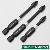 녹색 충격 강한 자기 배치 헤드 크로스 고경도 핸드 드릴 비트 나사 전기 스크루 드라이버 세트 25 50 65 70 90 150mm, 10 50-65-70mm