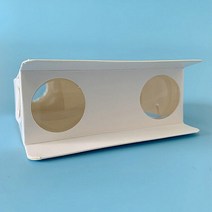 학생 기술 교육 완구 DIY 종이 텔레스코픽 잠망경 모델 빌딩 키트 발명품 물리 실험 조립, 01 WHITE