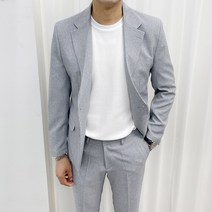 아도르클래식 Forewarn 2컬러 반밴딩 남자 봄 여름 가을 프리미엄 정장 수트 세트