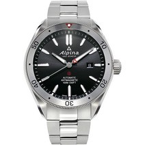 Alpina 남성용 Alpiner 4 스테인리스 스틸 스위스 오토매틱 시계 스트랩 포함 실버 22(모델: AL-525BS5AQ6B)