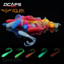 아쿠아엑스 티티웜 소프트베이트 볼락웜 볼락채비 갈치루어 루어/플라이훅, 실버