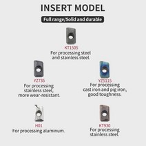 BAP 300R 밀링 커터 황삭 직각 CNC 보링 바 APMT1135 블레이드 가공 핸들 도구 모음, 40 300R C25-25-250-3T, 01 APMT1135-H2 KT1505