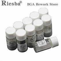 솔더 페이스트 크림 1pcs 0.250.76MM Sn63 Pb37 25k 납 볼 병 BGA 리볼링 도구 용, 1pcs 0.3mm 25K, 02 1pcs 0.3mm 25K, 1개