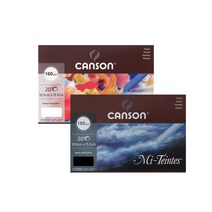 캔숀 미뗑스 파스텔지 160g 엽서팩 (화이트/블랙), 화이트(CAPC-MTWH)