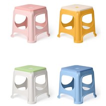 파스텔톤 어린이집 카페 플라스틱의자 업소의자, 블루 대