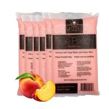 Fleur De Spa 파라핀 왁스 리필 - 아사이 코코넛 오일 호호바 알로에 함유 미국 제조 (트루 피치 2.7kg(6파운드) 박스)142804