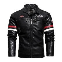 할리 인디언 해골 항공 라이더 바이크 가죽 자켓 점퍼