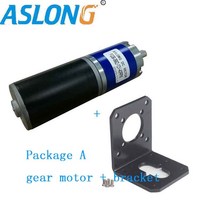 유성기어 전기자전거부품 Aslong 높은 품질 36mm 관형 12v 전기 모터 기어드 감소 브러시 행성 금속 PG36-3, 09 30RPM_02 24Vmotor