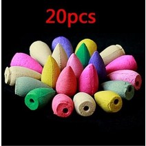 인센스 콘 홀더 역류 향 버너 폭포 향 세라믹 홈 오피스 요가 크리스마스 선물을위한, 05 20psc