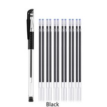 열펜 12pcs 잉크 사라지고 열 지우기 펜 리필 양재 공예 퀼트 바느질 도구 1pc 펜 케이스와 패브릭 마킹 펜 88, 검은색