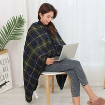 똑딱이담요 캠핑 커플선물 체크 애착이불 망토 캠핑용 아기요 와이프 선물 얇은 쇼파
