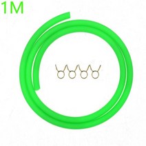 3 미터 5M 10M 옐로우 그린 레드 블루 연료 오일 호스 튜브 오토바이 먼지 핏 자전거 부품 ATV 원숭이 크로스 스쿠터, 1M GREEN