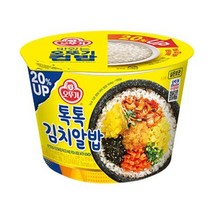 오뚜기 컵밥 톡톡 김치알밥 222g 비상식량 간편식 자취음식, 1세트
