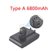 청소기배터리 다이슨 DC35 DC45 용 22.2V 8800mAh 타입 A/B 리튬 이온 진공 배터리 Nwe DC31 동물, 02 A 6800mAh, 02 A 6800mAh