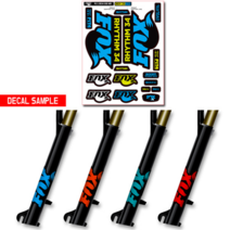 폭스샥 리듬34 데칼세트 스티커 /자전거스티커, 5-화이트/레드, 일반원단