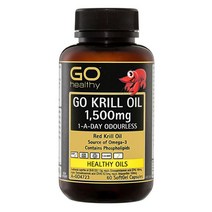 Go Healthy Krill Oil 1500mg 고헬씨 크릴 오일 60정, 1개