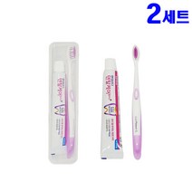 다봄 휴대용 부광 안티프라그 덴탈케어 플러스 치약+칫솔+케이스, 2개, 2개