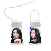 블랙핑크 굿즈 선물 야간라이트 기능 독서등 USB충전 휴대용 포토카드 LED 등, 포토카드 LED조명, 지수 04