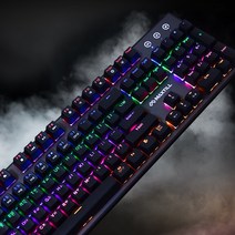 맥스틸 TRON G610K V2 축교환 방진축 기계식 게이밍 키보드 적축, 청축