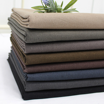 베드앤데코 린넨 패브릭원단, 카키