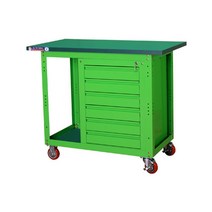 6단서랍 작업대 1단선반 1100x600 이동식 소형 국산