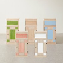 엘린까사 원목 더스트박스 대형 인테리어 휴지통 분리수거함 다용도 수납정리함 5color, 내추럴, 1개
