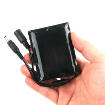 18650 리튬이온 3EA 직병렬 전지 3000mAh 배터리팩 외경5.5 내경2.1파이 12V 5A 출력, 1개, 1개