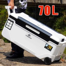 이동식 대형 아이스박스 롤러 갈치 해동 상자 70-85L, 2) 70L 대용량(보온시간 150시간)-레드