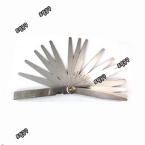 0.03~1mm 6202/15 (26매) 독일정품 리치터 두께게이지 시크니스게이지 두께측정기 틈새게이지 토탈공구