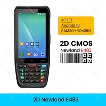 휴대용 무선 바코드 스캐너 안드로이드 10 핸드 헬드 터미널 PDA 하니웰 1D 2D 데이터 수집기 4G 와이파이 블루투스 NFC, Promotion_UK, Promotion+UK