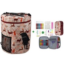 코바늘뜨기 세트 패키지 혼자놀기 뜨개질 바늘 크로쉐 crochet hooks set, 스타일 3의 가방