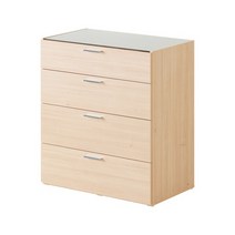 한샘 샘베딩 베이직 서랍장 4단 800 아일랜드형 2종, A형 화이트(A)