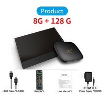 안드로이드티비 Android TV Box android 10.0 tv box 16gb 256gb 8g 128g d9 4k tvbox 2.4g + 5g wifi tv 수신기, 우리 플러그, 8g 추가 128g