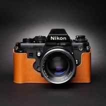 Nikon 니콘 F3 카메라 가방 케이스 가죽 필름카메라, 블랙(베이스 + TP15 스트랩)