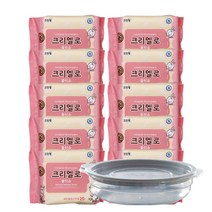 크린랲 크리멜로 내츄럴 프리미엄 물티슈 휴대용 (20매) 일회용품, 10개 가쯔