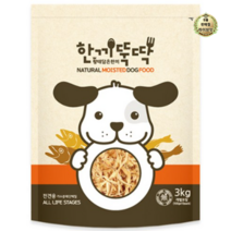 라이브잇 한끼뚝딱 황태와 오리고기 반려견 습식사료, 3개, 3kg, 오리