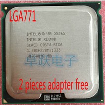 파워딜 지널 인텔 제온 X5365 3.0GHz/8M/1333 프로세서 LGA771 코어 2 쿼드 Q6700 cpu에 가까움 (771-775, 한개옵션0