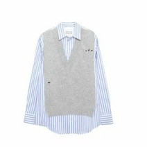 [명품]메종마르지엘라 니트 레이어드 스트라이프 셔츠 S51DL0382 S54191 492F TMG248455