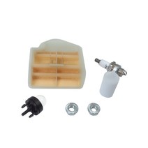 에어 필터 키트 Husqvarna 450 445e Racnher e II 연료 점화 플매트 카펫 러그 뇌관 바 너트 Chainsaws